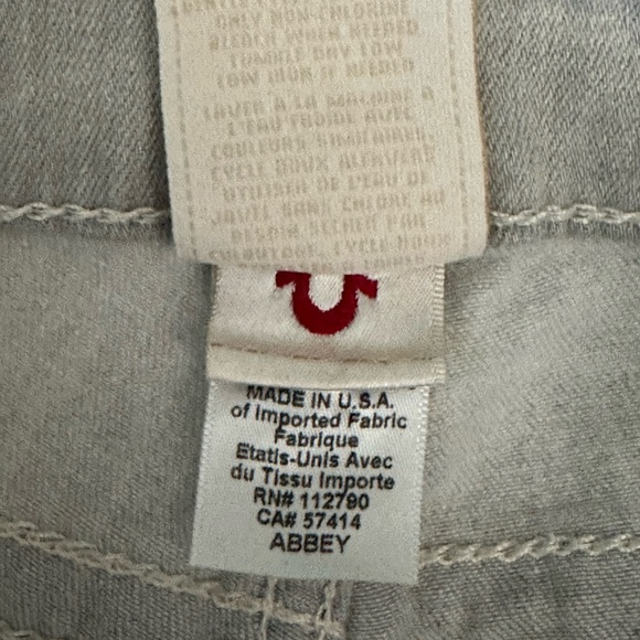 True Religion Abbey Skinny Jeans Light Wash Size 28 - Picture 3 of 9